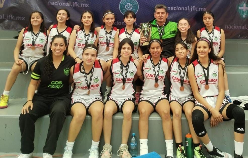 Para Puebla el tercer lugar en el Nacional Juvenil de Basquetbol 