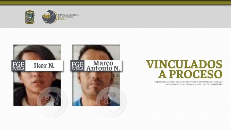 Marco Antonio N. e Iker N. son vinculados a proceso por posesión de drogas con fines de distribución