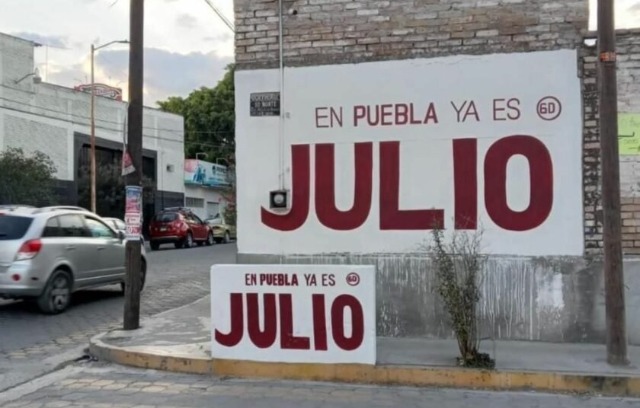 Señala dirigencia de Morena en Puebla que elecciones no se ganarán con pinta de bardas