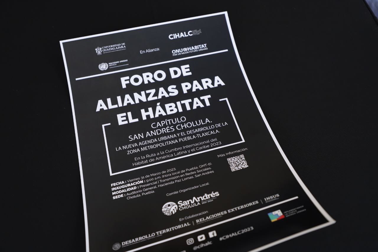 Presenta Mundo Tlatehui segunda edición del Foro Alianzas para el Hábitat, capítulo San Andrés Cholula