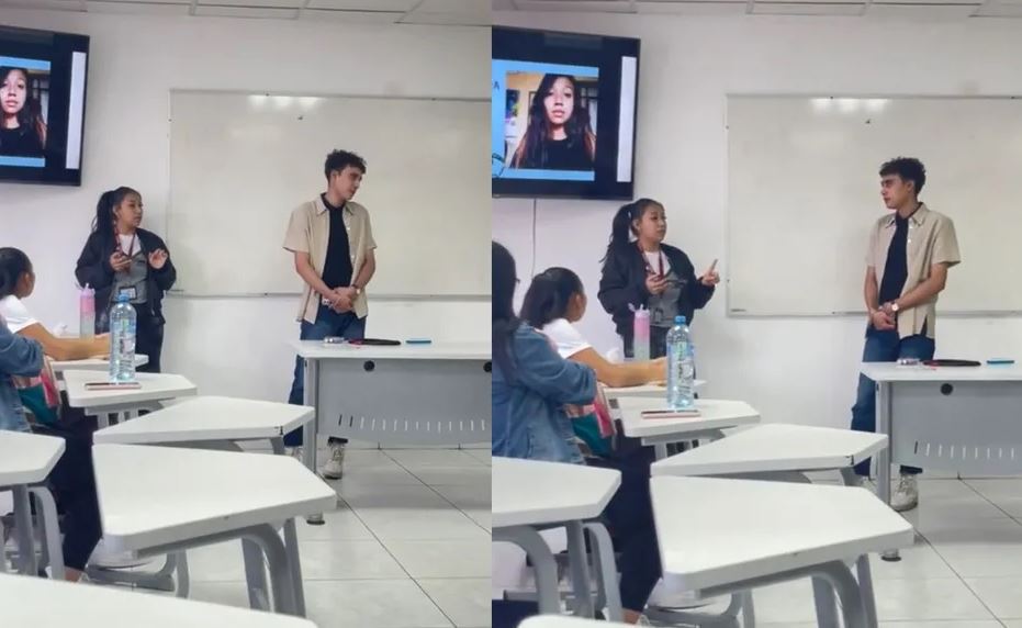 "No estuvo enferma, se fue a la playa": Joven aprovecha exposición para exhibir a compañera (Vídeo)