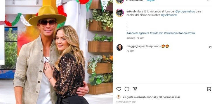 Erik Rubín aclara y confiesa por qué dejó a Andrea Legarreta