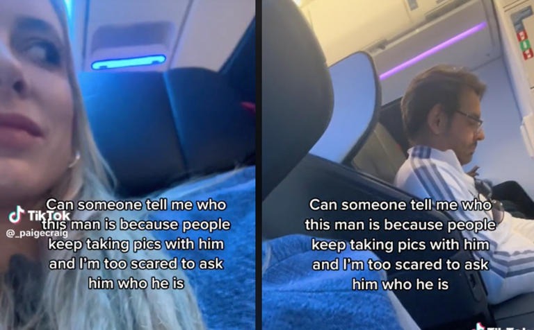 No sabía que viajaba con Eugenio Derbez y le responden: "that's Federico Peluche"