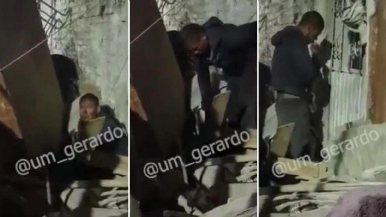 Vagabundo se come a perrito en Guanajuato