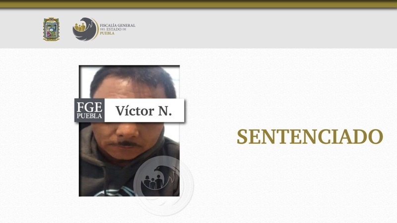 Víctor N. alias “El Cepillo” es sentenciado a 23 años de prisión por el homicidio de una persona en Chietla