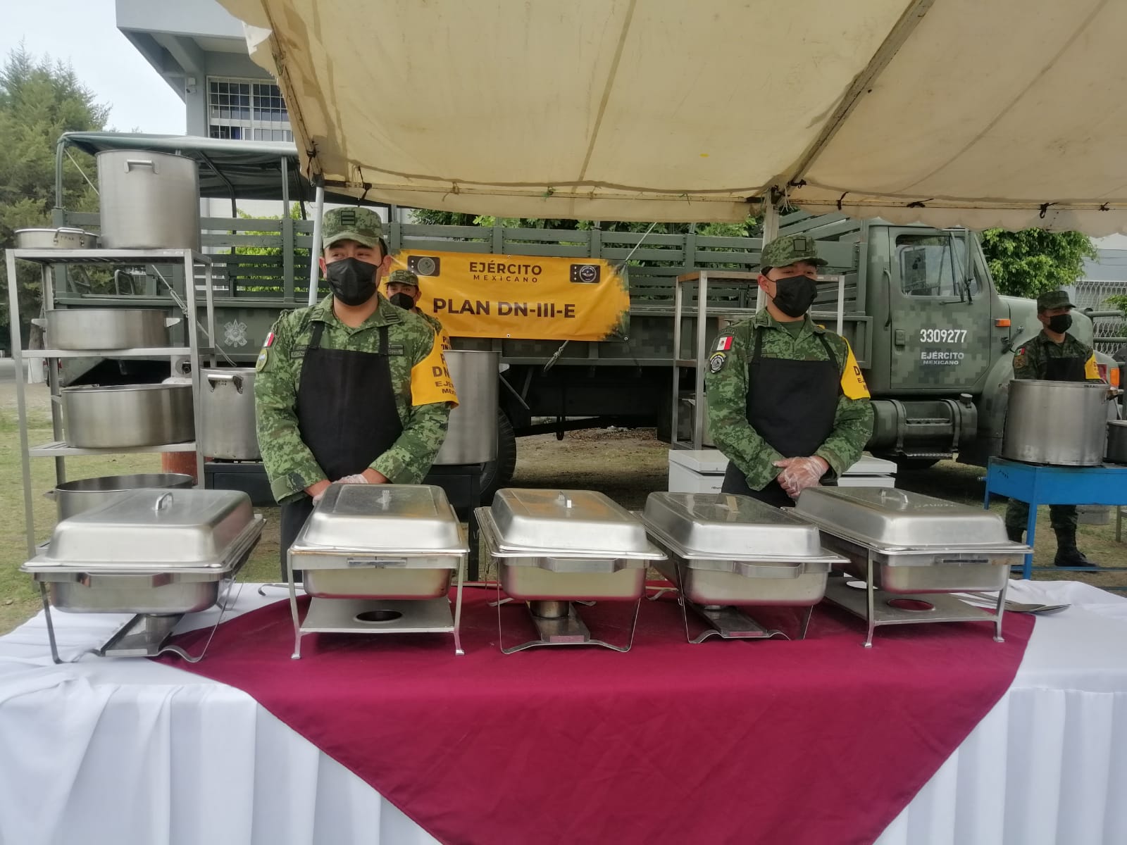 Supervisan los tres niveles de gobierno refugio en San Andrés Cholula  