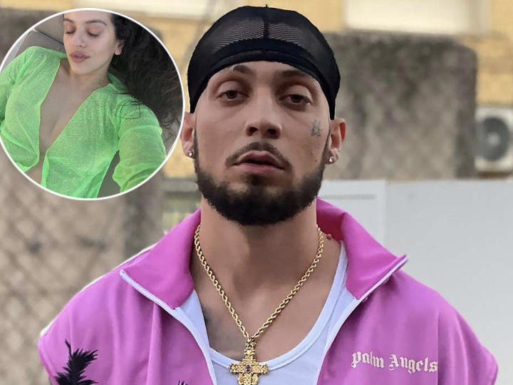 El cantante JC Reyes publicó fotografías de Rosalía donde aparece desnuda (Vídeo)