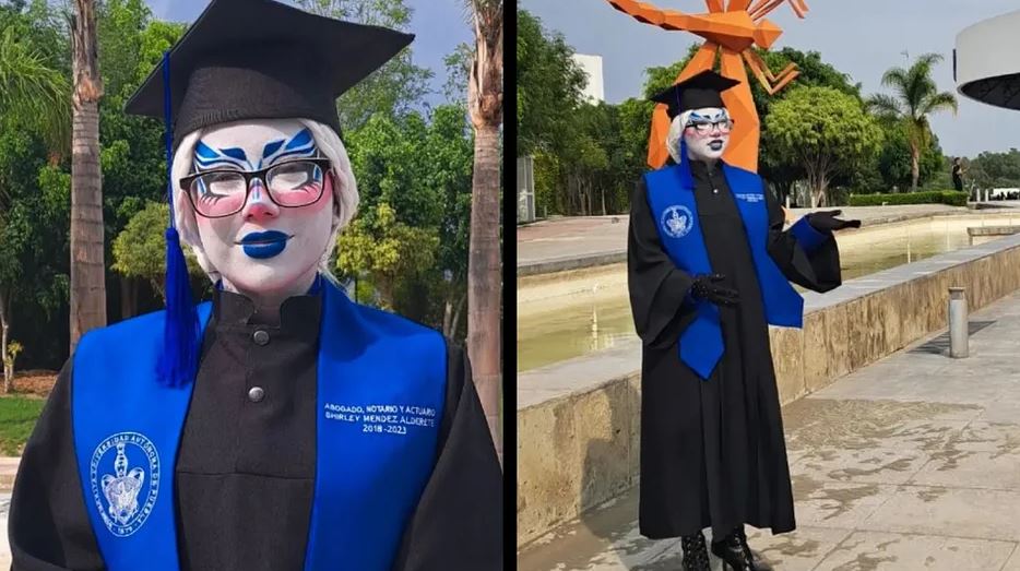 "Pide ser llamada licenciada": Joven se gradúa de la BUAP vestida de Drag Queen, incidente se hace viral