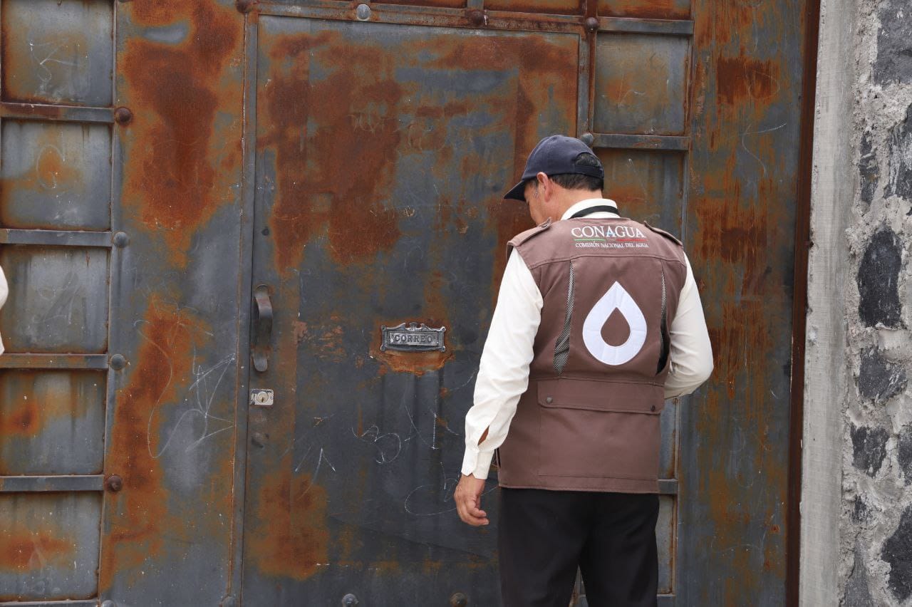 Inspeccionan los tres niveles de gobierno, predio en Cacalotepec por supuesto aprovechamiento ilegal de agua