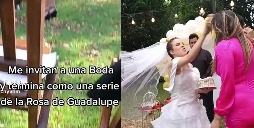"Como en la Rosa de Guadalupe": Boda termina en drama por infidelidad y se hace viral (Vídeo)