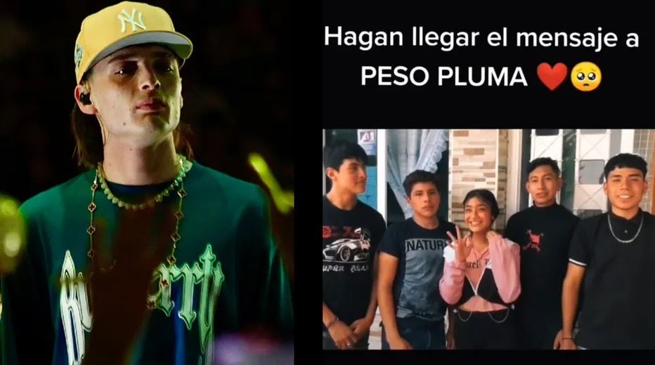 "Daremos carnitas"Joven invita a Peso Pluma a su fiesta de quince años y mensaje se hace viral (Vídeo)