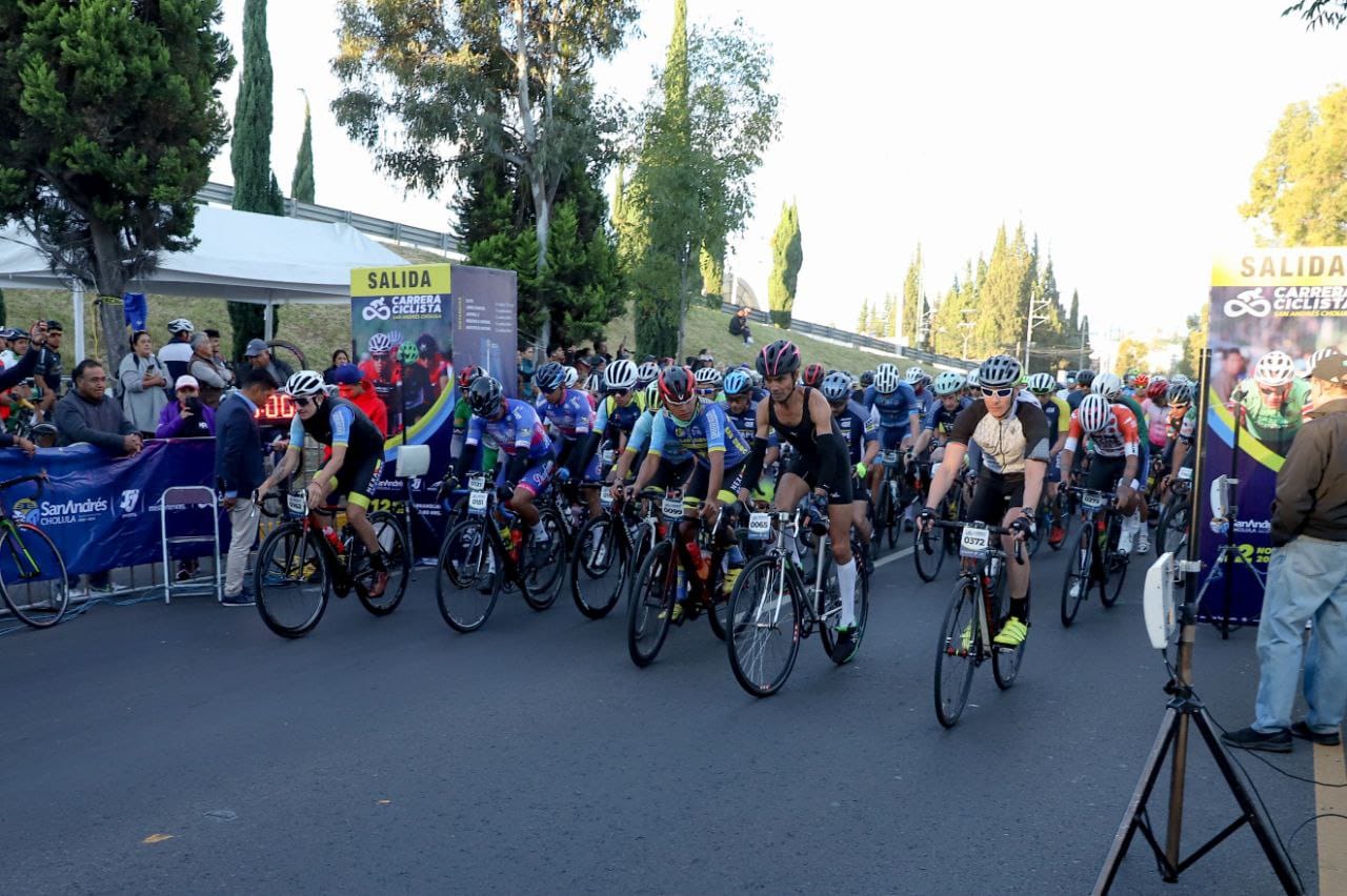 Todo un éxito la “Carrera Ciclista 2023” celebrada en San Andrés Cholula