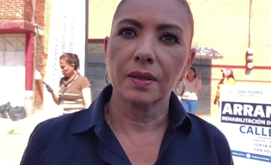 Obras en juntas auxiliares en San Pedro Cholula una permanente: Paola Angon