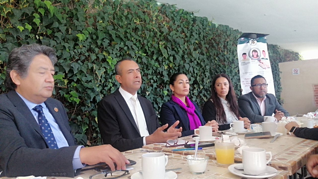 Conferencia sobre protocolos de actuación en caso de desaparición de personas en San Pedro Cholula