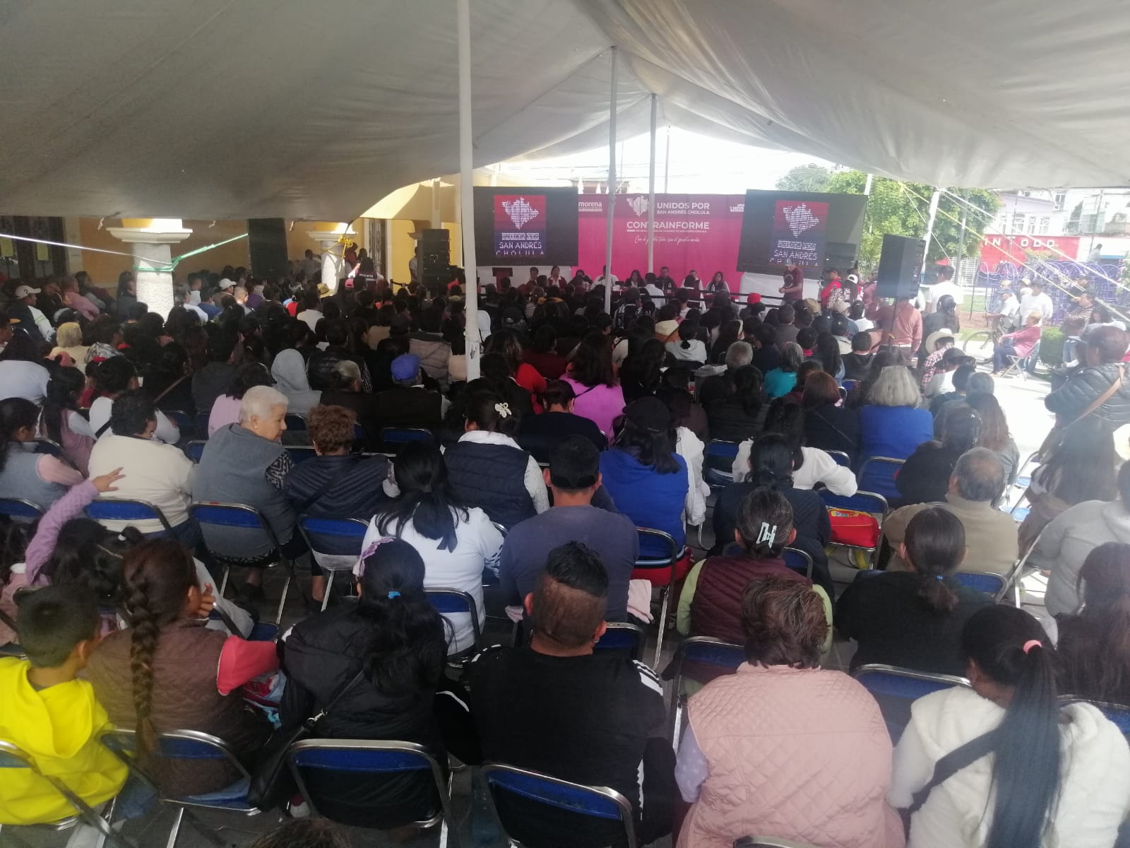 “Unidos por San Andrés Cholula” lleva a cabo contrainforme