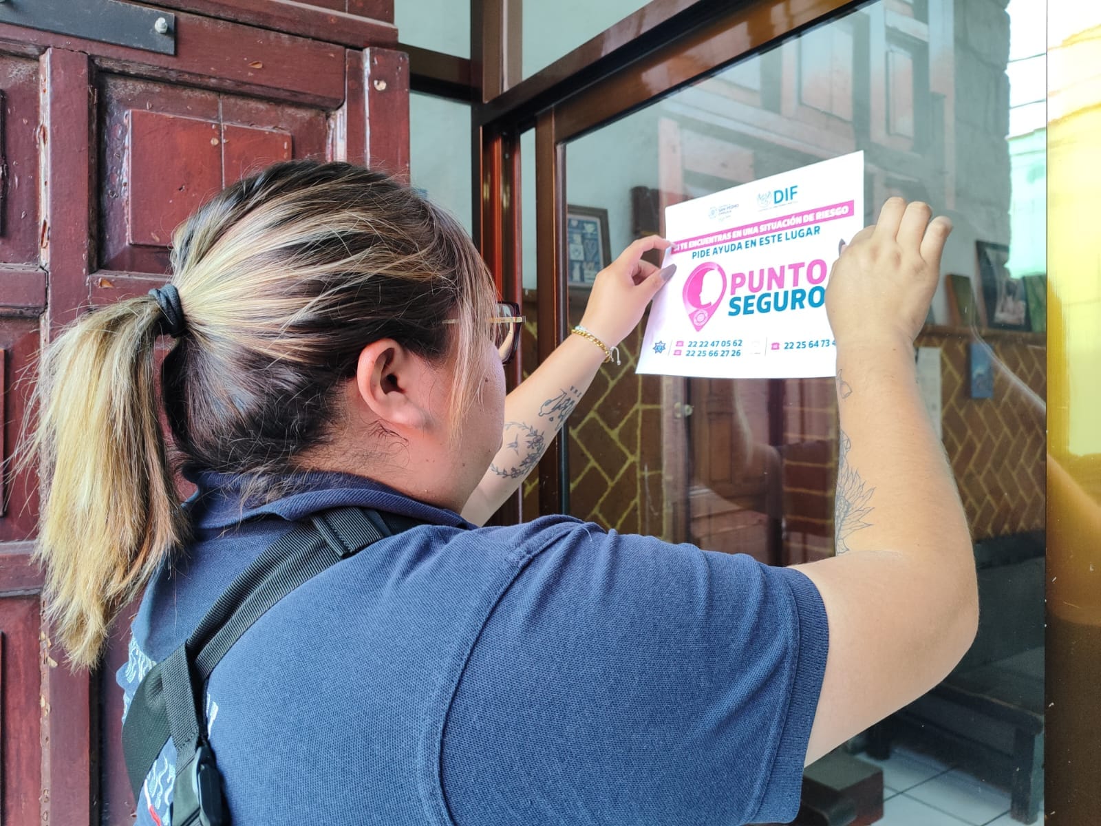 Creación de espacios seguros en el centro de San Pedro Cholula