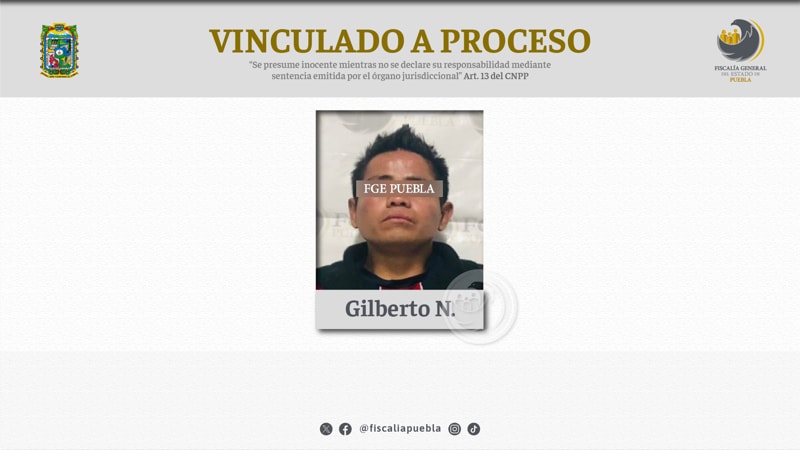 Gilberto N. es enviado a prisión tras el homicidio de un hombre en la colonia Ignacio Zaragoza