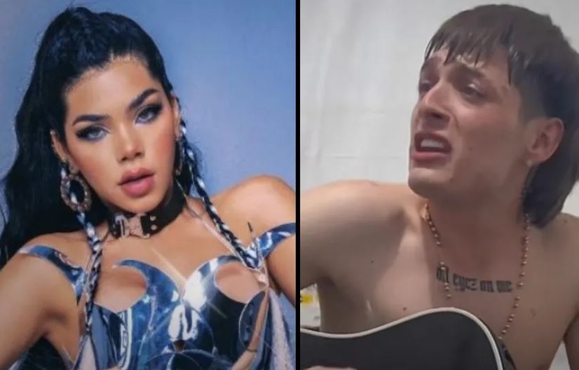 Kenia Os desata criticas por negar colaboración con Peso Pluma y decir: "ni lo conozco"