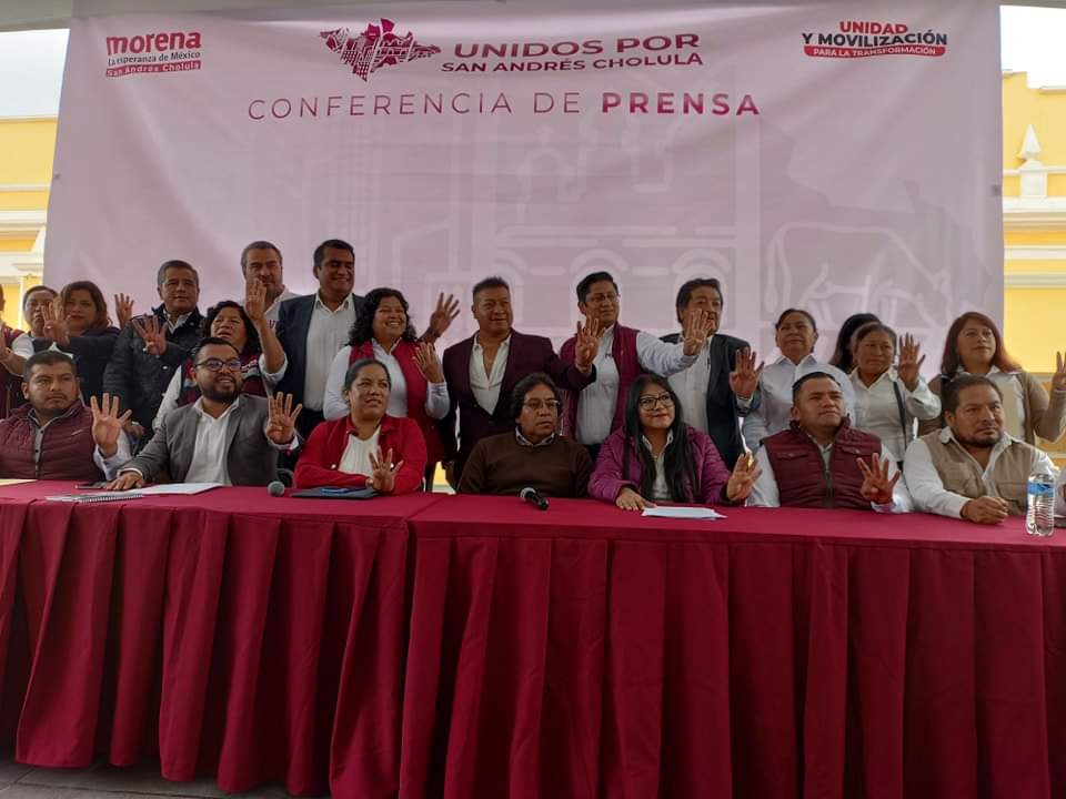 Unidos por San Andrés Cholula: movimiento por la unidad en Morena