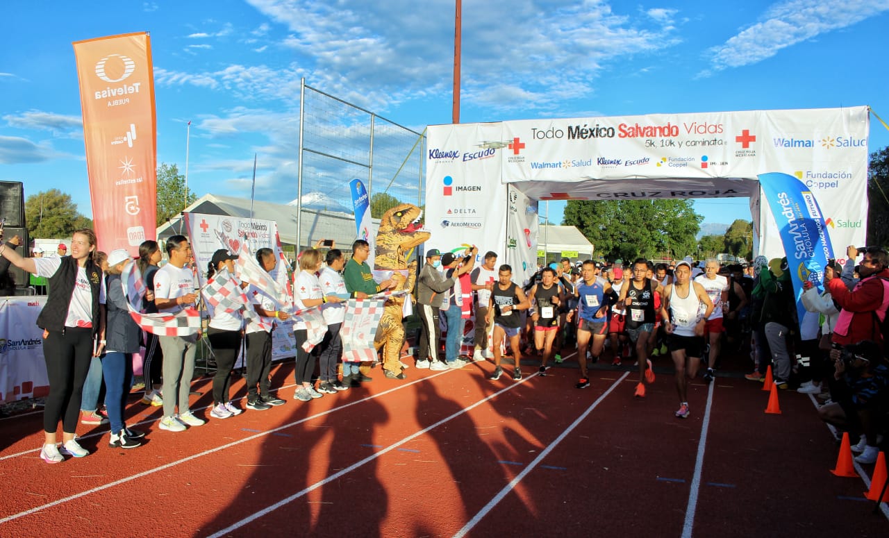 Gran éxito la cuarta edición de la carrera “Todo México Salvando Vidas” de Cruz Roja Mexicana Puebla