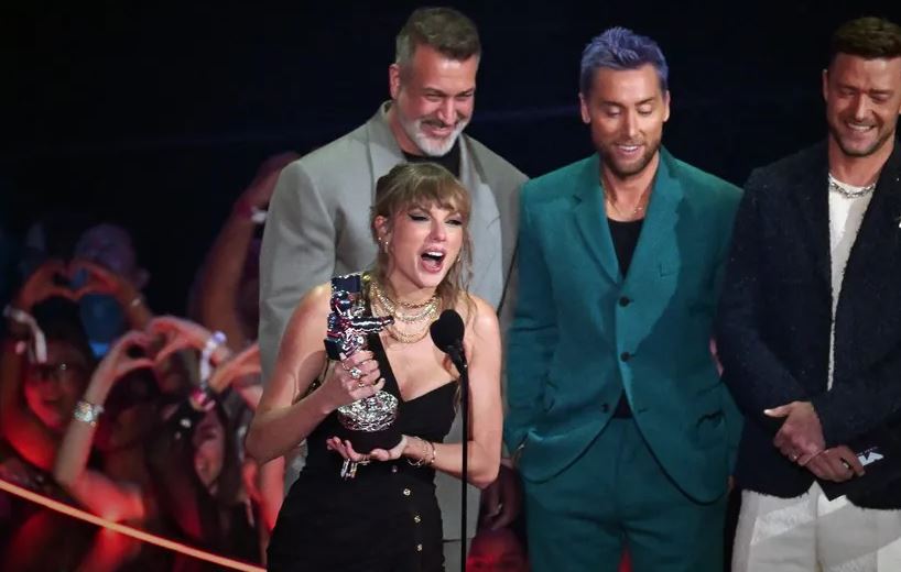 Está fue la reacción de Taylor Swift por el reencuentro de NSYNC