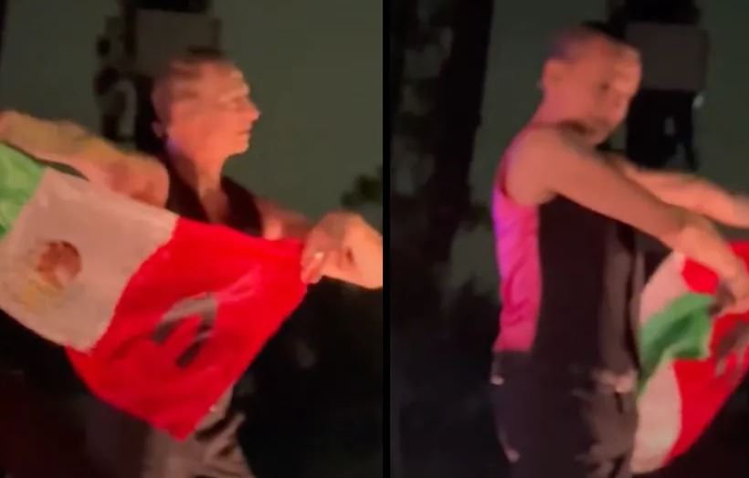 Vocalista de Depeche Mode emociona a fans al ondear la bandera de México durante concierto (Vídeo)