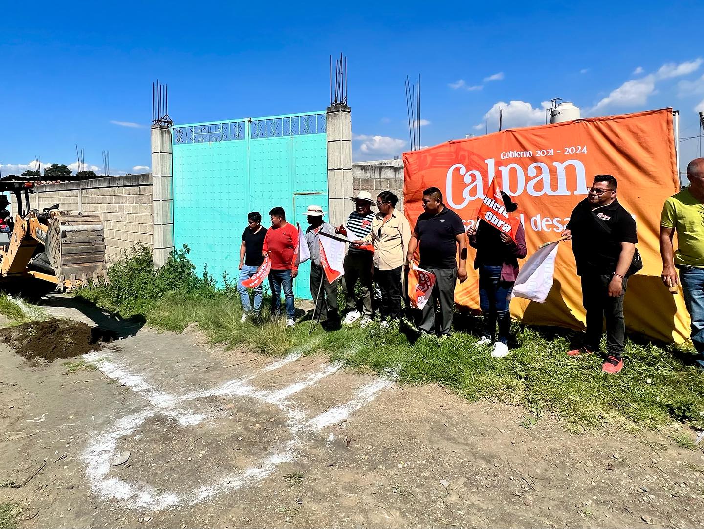 Fernando Castellanos inaugura trabajos de ampliación de drenaje sanitario en San Lucas Atzala y cabecera municipal