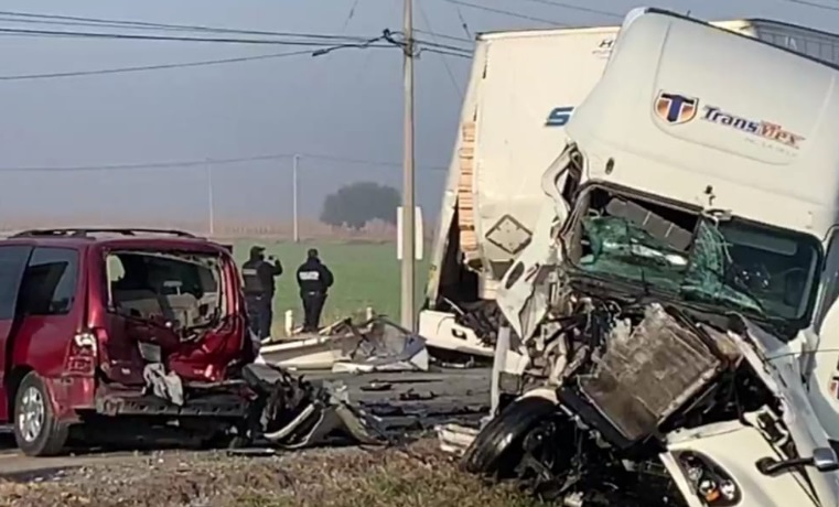 Se registra carambola en la autopista México-Querétaro entre 10 vehículos