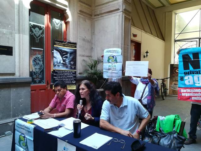 Asamblea Social del Agua se pronuncia en contra de regidores que votaron en contra de la remunicipalización del agua en Puebla