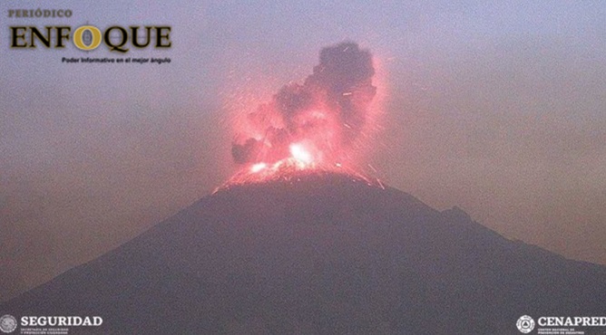 El volcán Popocatépetl registra nueva explosión (Videos)