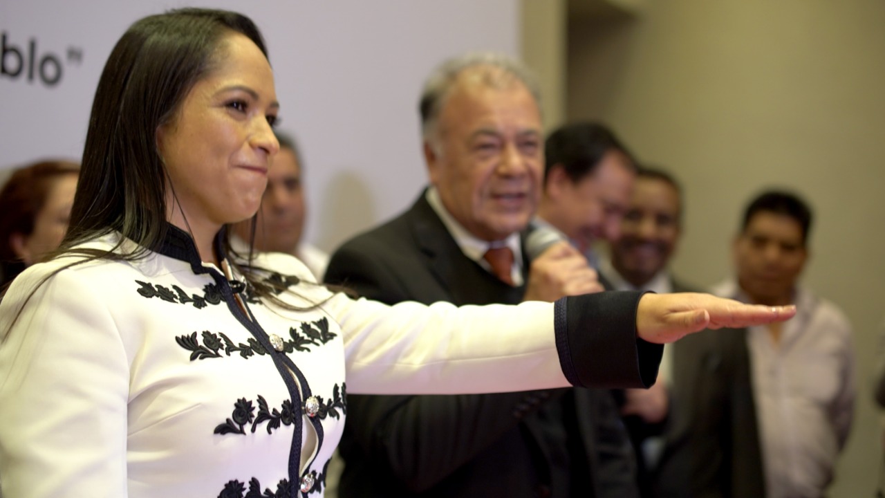 Lizeth Sánchez toma protesta como dirigente estatal del PT 