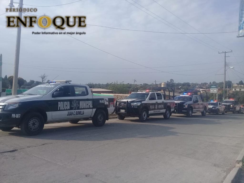 Realizan operativo de revisión en Huejotzingo 