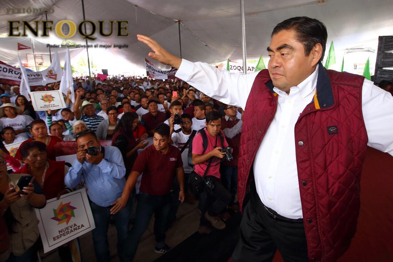 Barbosa Huerta se compromete a trabajar con unidad y honestidad en Huejotzingo