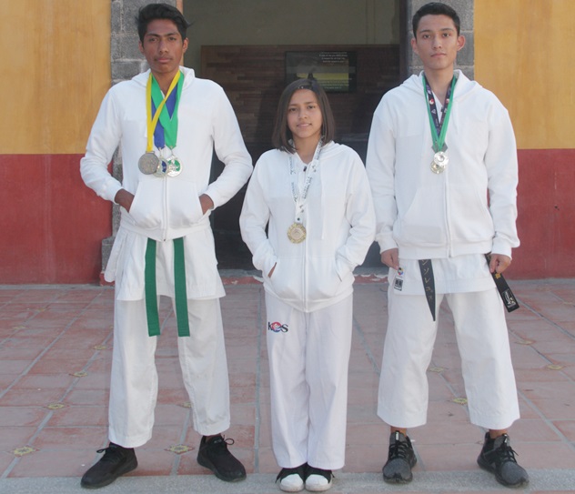 Jóvenes sanandreseños destacan en Karate y Tae Kwon DO