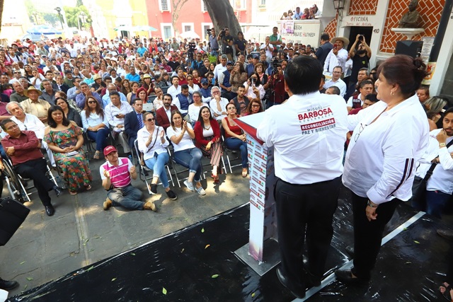 Mercado La Victoria será el principal centro cultural de Puebla: Miguel Barbosa 