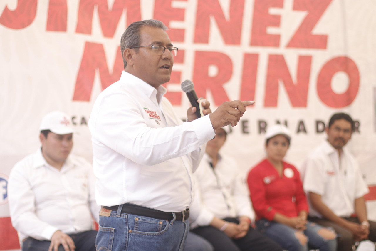 Plantea Jiménez Merino combate a inseguridad para atraer más inversión