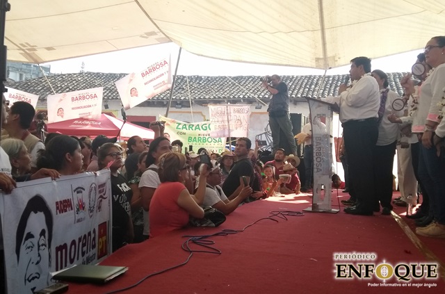 Mi gobierno no autorizará proyectos de muerte en Cuetzalan: Miguel Barbosa 