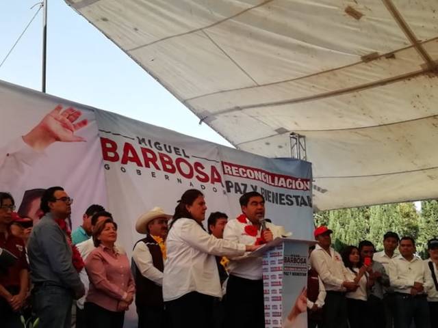 En Palmar de Bravo, Barbos Huerta abre la puerta a “todos aquellos” que pertenecen a partidos políticos diferentes