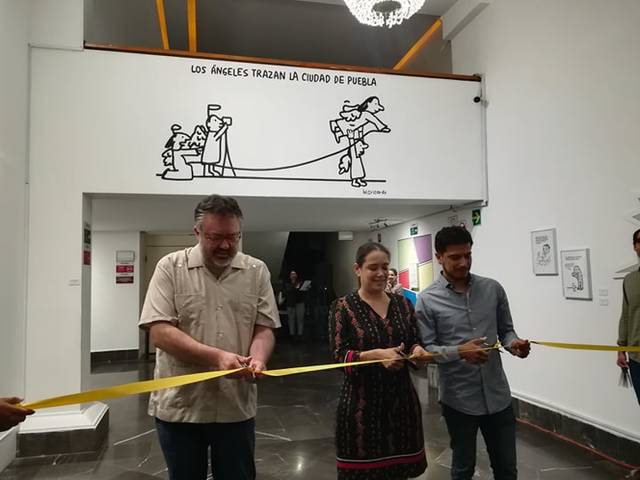 Con tributo grafico de la ciudad de Puebla IMACP abre la exposición “Notables: comics sobre Puebla” del caricaturista Luis Ricardo Ramos