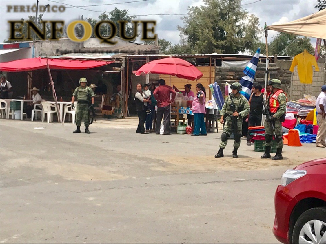 Refuerzan seguridad en Huejotzingo, los tres órdenes de gobierno 