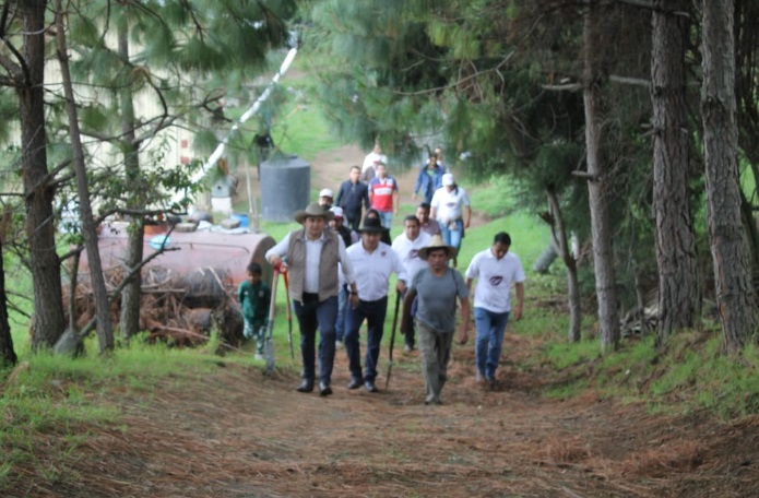 Alejandro Armenta dona y siembran mil árboles en San Miguel Canoa