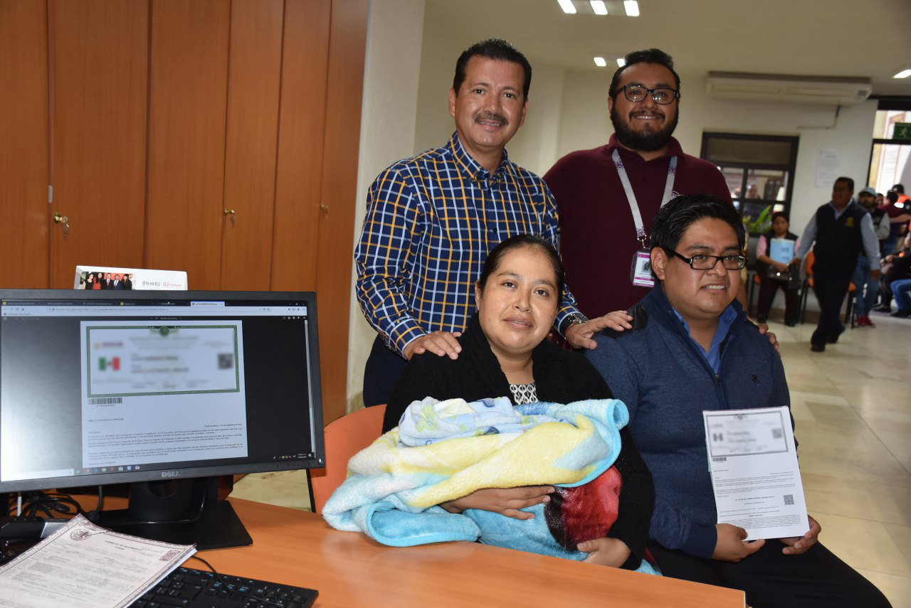 Genera San Pedro Cholula CURP gratuito en registro civil 