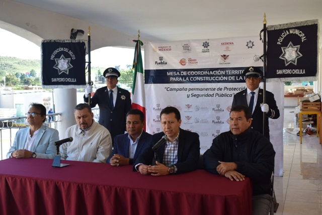 Instalan cámaras de seguridad en San Francisco Coapan Cholula 