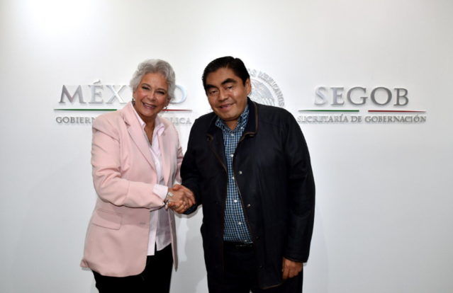 A 15 días de tomar protesta, Barbosa Huerta se reúne con Olga Sánchez Cordero