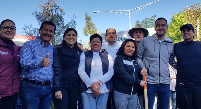 Participa San Pedro Cholula en trabajos de mejora de la ruta Quetzalcóatl