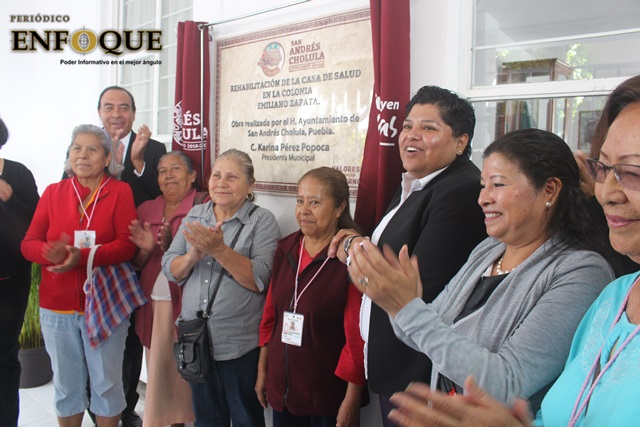 Casa de Salud rehabilitada de colonia Emiliano Zapata dará atención a 10 mil personas 