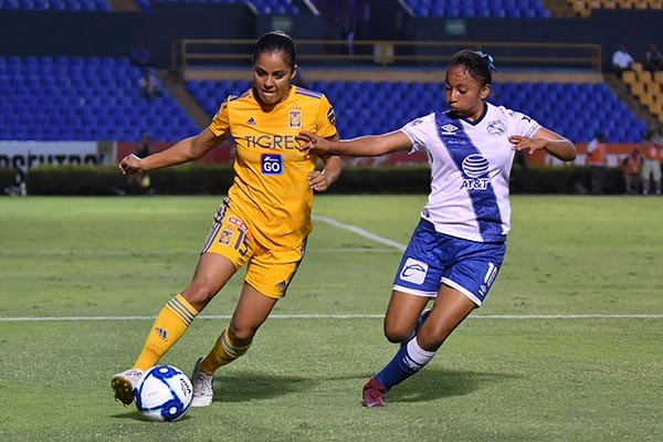 Puebla Femenil fue goleada por Tigres en el Volcán