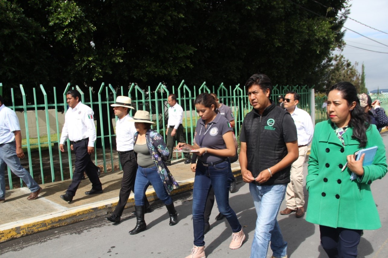 La Universidad Tecnológica de Tecamachalco realiza caminata Exploratoria para reforzar la seguridad universitaria