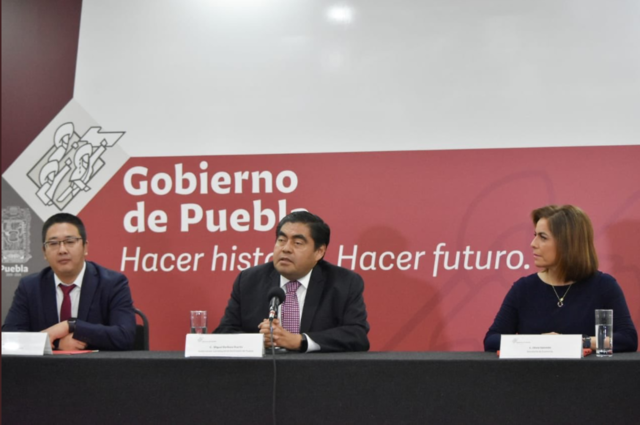 Duplicaremos el número de parques industriales en Puebla, anuncia Barbosa Huerta