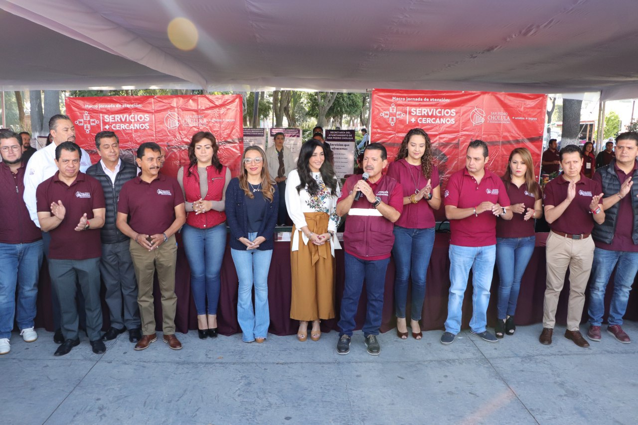 Con éxito realiza gobierno de San Pedro Cholula macro jornada de servicios